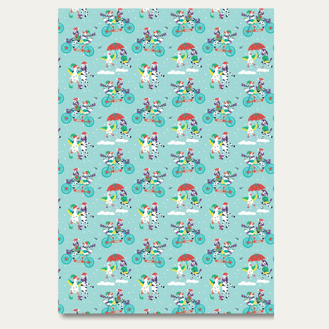 Zebra wrapping paper hotsell