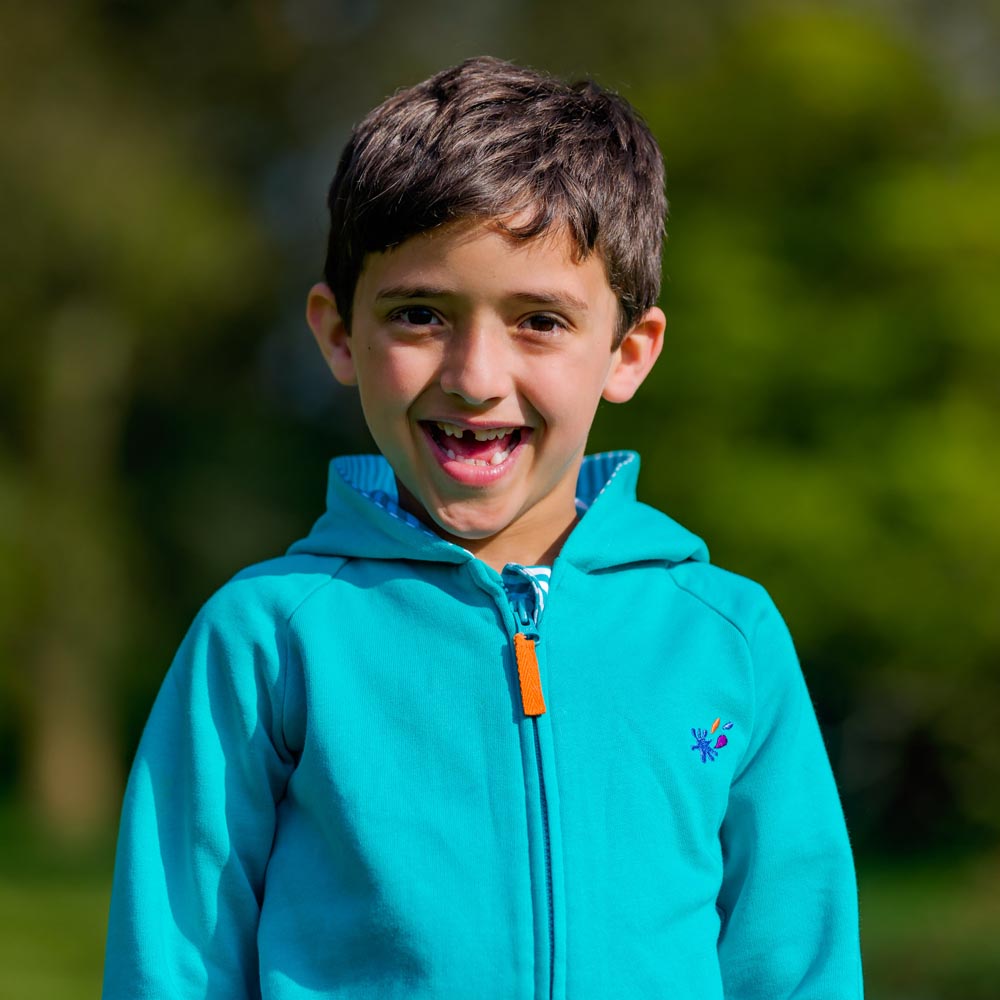 Teal store hoodie kids