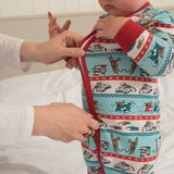 Roald Dahl x Ducky Zebra ‘Bedtime Mice' Zip-up Sleepsuit