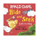 Image of Roald Dahl's 'Hide and Seek' lift-the-flap board book, illustrated by Quentin Blake