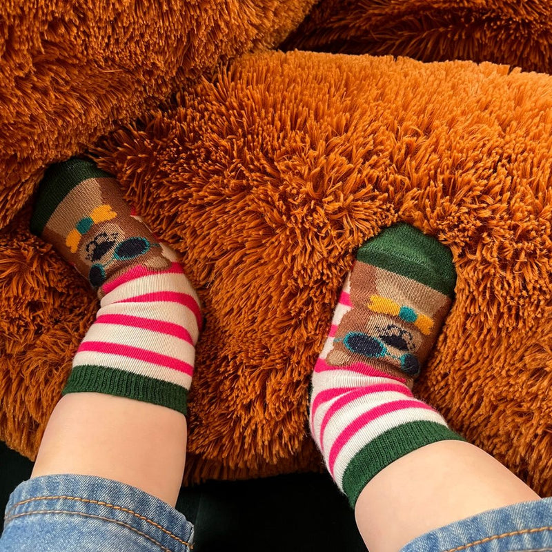 4 Pack Baby Socks Zoo Life