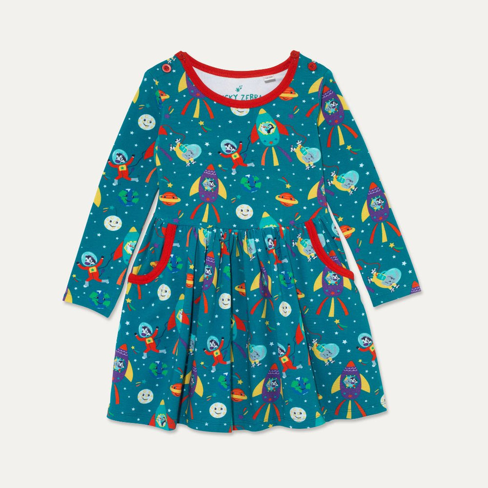 Colourful skater dress cheap